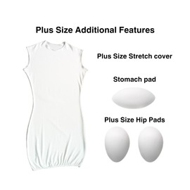 Pro Modular Dress Form Padding Plus Size Kit (24 Pieces) – Adjustable Body Form Padding Set for Sewing and Mannequin – Adult Female Dress Padding – Dress Making and Tailoring Accessories