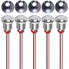 Gebildet 5pcs 12mm LED Metal Indicator Light AC/DC 12-24V Waterproof
