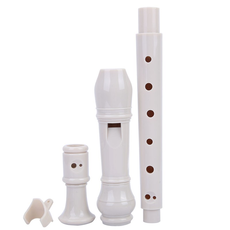 8 Holes Baroque Recorder Clarinet Flute Woodwind Instrument with PU
