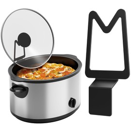 NiHome Slow Cooker Lid Holder for Hands-Free Cooking, Fits Various Lid Sizes, Stable and Non-Slip Design, Prevents Water Stains on Countertops, Easy to Install and Use, Space-Saving Storage