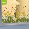 Stickers4 - Spring Window Stickers for Glass - Daffodill and