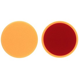 ALCLEAR 5516030AH Polishing Pad Against Holograms, Car Polishing Sponges, Diameter: 160 x 30 mm, Orange, Set of 2, Polishing Pad Polishing Pad Sponge Polishing Foam for Polishing Machine 5516030AH_2