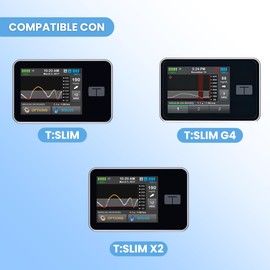 GLUCODY Schutzhülle aus Silikon für Tandem-Insulinpumpe, kompatibel mit allen Tandem-Modellen, hochwertiges und langlebiges Silikon, Blau