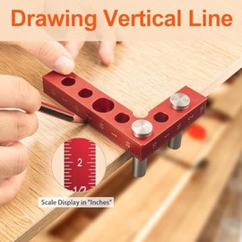 Snblzhef Square Edge Marking Center Finder Woodworking Line Gauge Woodworking Square Layout Square Marking Gauge