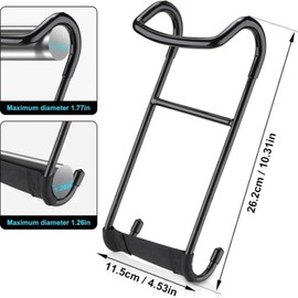 Walquicks 2PCS Dumbbell Spotter Hooks, Heavy Duty Dumbbells Rack Attachments, Hanger Barbell, for Dumbbell Bench Press, Fitness Weightlifting, Chest Shoulder Workouts Barbells Safety Hanger Attachment