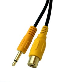 Rosebe [2 pieces] RCA Pin Plug, 3.5mm Mini Plug Conversion Cable [0.3m] 3.5mm to RCA Monaural Male to Male Converter AUX Audio Cable, Convenient Conversion Cable