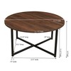 Household Essentials Coffee Table, Walnut
