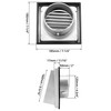 QWORK® Ventilation Grille 125 mm Made of 304 Stainless Steel
