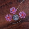 HDNICEZM Flower String Lights，Fairy Pink Cherry Blossom String Lights 21ft