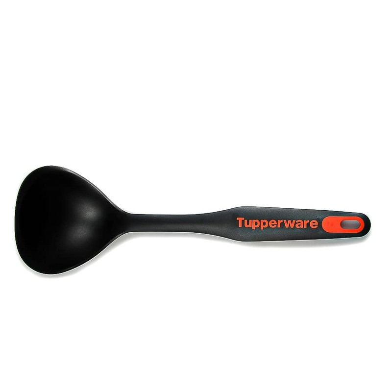 Tupperware Handy Ladles Black-Orange D164 Top Ladle
