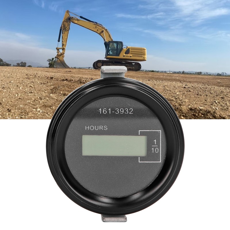Excavator Electronic Remote Timer LCD Hour Meter for Caterpillar Heavy
