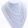 Faux Pearl Necklaces for Women Long Pearl Necklace Costume Jewelry