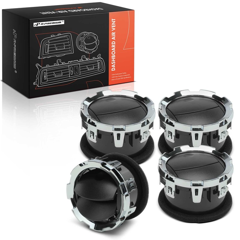 A-Premium 4PCS Dashboard AC Air Vent Compatible with Ford F-250