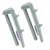 QUAILITAS Dishwasher Rail Cap Replacement [Pack of 2] Plastic Rear