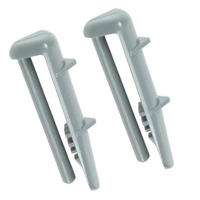 QUAILITAS Dishwasher Rail Cap Replacement [Pack of 2] Plastic Rear