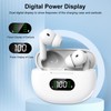 mempedont Wireless Earbuds, Bluetooth Earbuds, 45H Playback LED Power Display