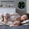 TPOUIDD Reloj de Pared Luminoso de 12 Pulgadass, Reloj Pared