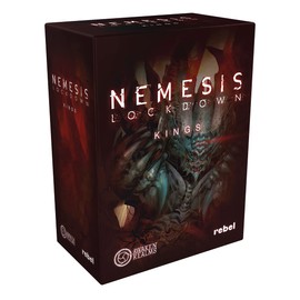 Nemesis: Lockdown: Kings - Board Game Expansion by Awaken Realms - Sci-Fi Horror Game - Strategy Game - Cooperative Adventure Game - Adults & Teens Ages 14+ - 1-5 Players - Playtime 1-2 Hours