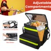CIVJET Food Delivery Bag,Large Insulated Backpack for Doordash/Uber Eeats, Expandable