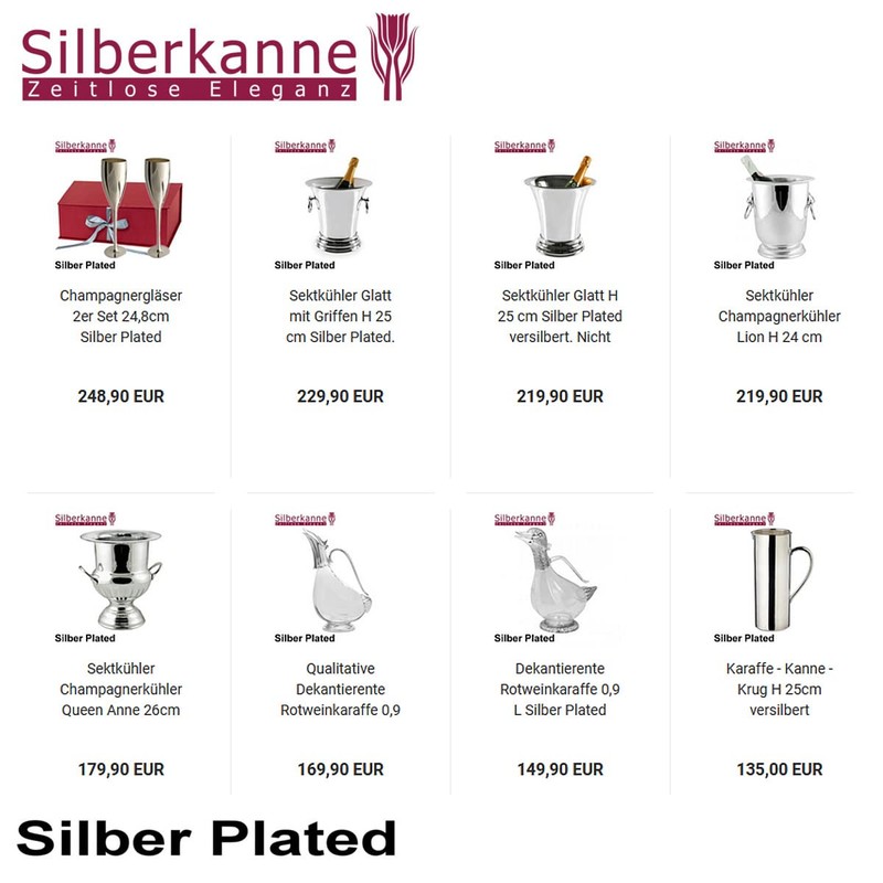 SILBERKANNE Silver Tastevin Tasting Bowl, Premium, Elegant Plated