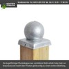 Post Cap Ball | Dimensions 7 x 7 cm (71