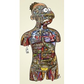 Human Project Cartoonposter klein