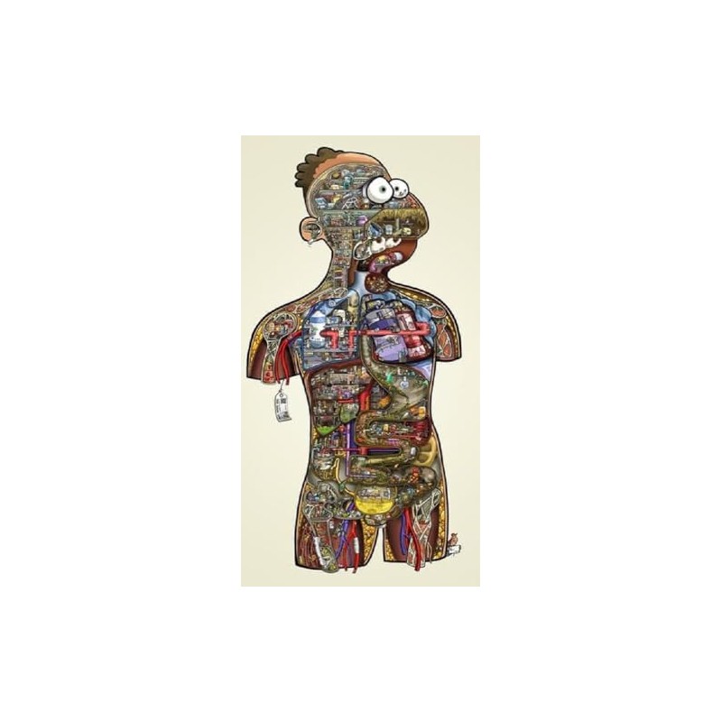 Human Project Cartoonposter klein