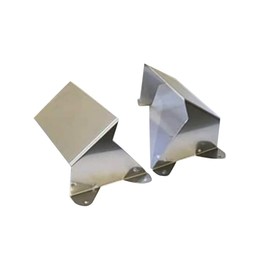 Fits HONDA TRX 250 R SMOOTH ALUMINUM RADIATOR AIR SCOOPS,SHROUDS 1986-1989