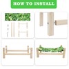 Bearded Dragon Bed, Wooden Reptile Sleeping Hammock, Bearded Dragon Tank