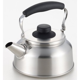 Yoshikawa YJ1814 Wide Mouth Kettle, 0.42 gal (1.6 L), Stainless Steel, IH and Gas Compatible, Seas Cooking, Tsubame Sanjo, Made in Japan