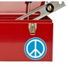 2 x 10cm Peace Vinyl Sticker Symbol Hippy Camper Van