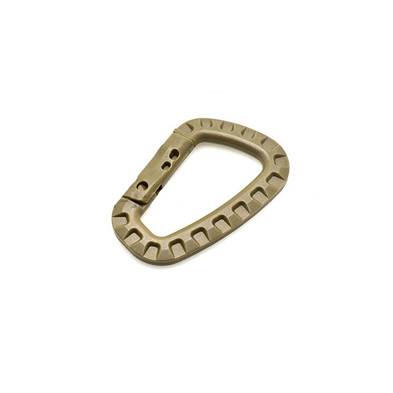 GEO-VERSAND Molle 10392-A1 Plastic Carabiner Large 8 cm Pack of