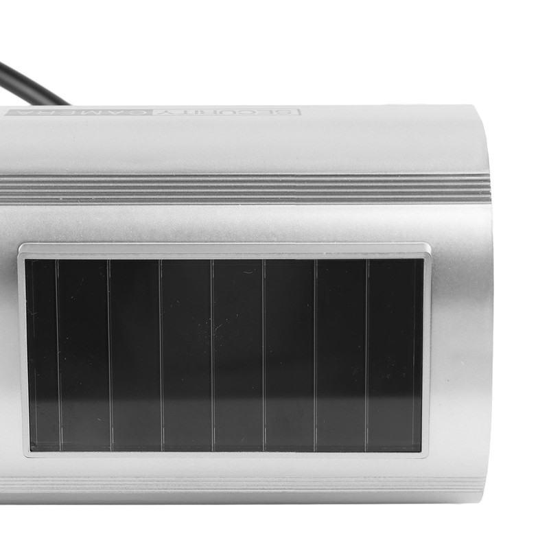 Fake Surveillance Camera Solar Powered Simulation Monitor with LED Flashing