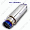 DTM N1 Style Burn Tip 4" Stainless Steel Muffler 2.5"