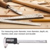 Digital Display Caliper Stainless Steel LCD Electronic Measuring Ruler with
