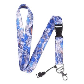 Dealikee Van Gogh Almond Blossoms Premium Lanyard 2 Pack, Detachable Neck Strap with Snap Buckle and Metal Clasp