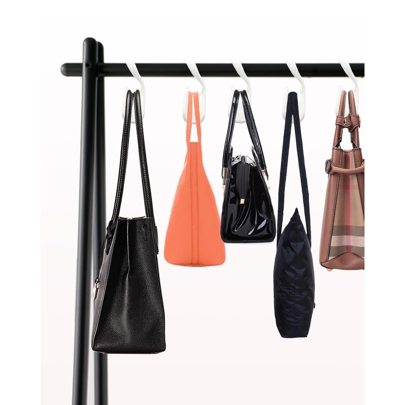 SEEBRIDER Bag Hanger for Closet, Purse Holder White Backpack Hanger