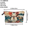 Livel lhood Fortune Cat Makeup Bag Cute Small Organizer Zipper