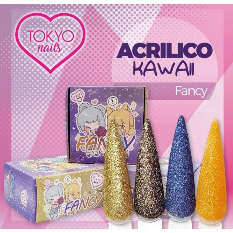 Coleccion Kawaii Acrilicos Tokyo Nails