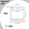 Fukaisu 2pcs Plastic Cooler Handle Replacement for 25-72 QT Coolers,
