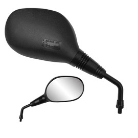 Ken Sean 16050 Black 4" Stem ATV Mirror for 7/8" Handle Bar (Pair)