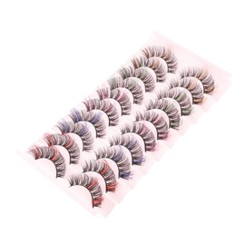Baluue 10 Pairs Natural Look False Eyelashes for Women Daily Use Party Night Out Flexible and Comfortable for Mom Wife Girlfriend