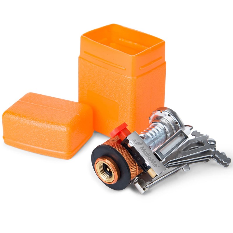 MalloMe Backpacking Stove - Portable Camping Stove - Small Backpack