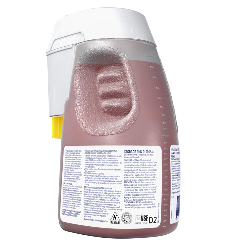 Diversey 101105267 Final Step Sanitizer, No Rinse Food Contact Sanitizer