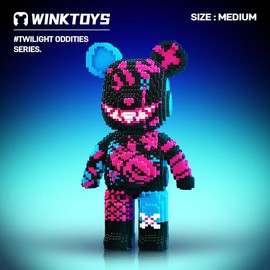 Bear Building Block,Winktoys building block, Bear Toys,Birthday Gift,Festival gift,building sets,Educational Building Blocks,Trend Decoration,Cool:_Jinx Bear