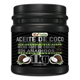 Aceite De Coco 1 Kilo, Ke´tela, Vegano, Keto