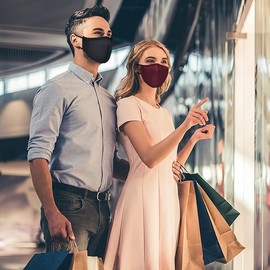 MAZJOYDAY Washable Reusable Cloth Face Masks for Women Men - Breathable Face Mask with Nose Wire and Filter Pocket for Adult 10 Pack (Unisex Face Mask/Colorful 10 Pack)