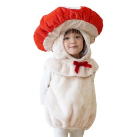 Clearstone Marshmallow Baby Cosplay, Halloween, Marshmallow Mushroom, Baby, 31.5 inches (80 cm), Red