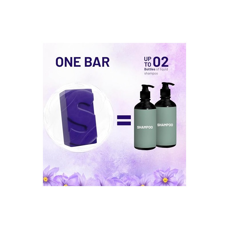 Herbishh Barra de champú o de acondicionador para cabello rubio