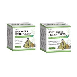 Umex All-Natural Plant-Based Herbal Relief Cream – Soothes Eczema, Psoriasis, Dry & Sensitive Skin | Ancient Botanical Formula for Whole Family Moisturizing Daily:_2-pack（For Family）